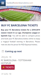 Mobile Screenshot of footballticketsbarcelona.com